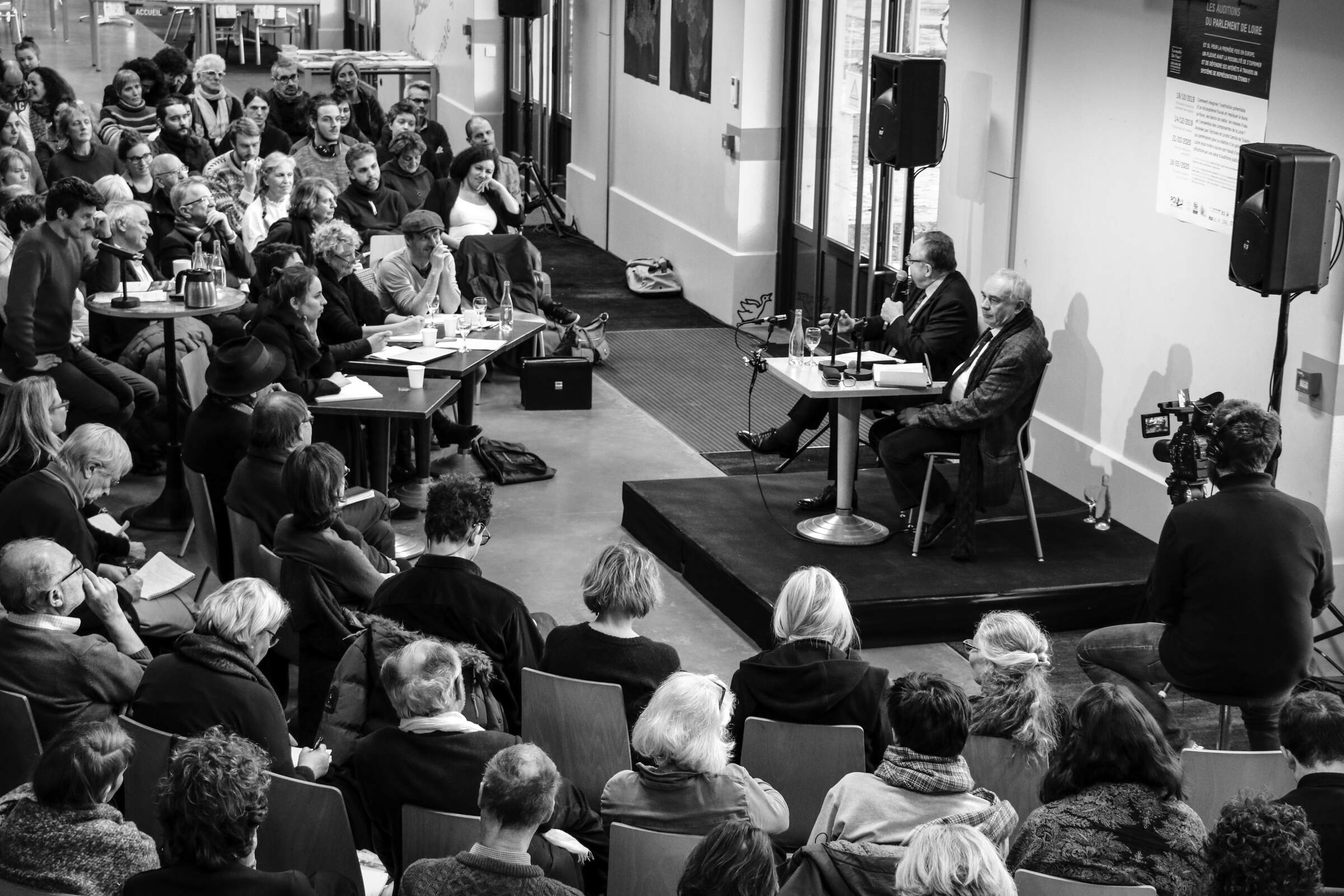 Hearings of legal scholars Leroy and Marguénaud at the Blois School of Landscape, moving towards recognition of the Loire and its watershed as a “legal subject”.